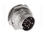 TURCK CIRCULAR CONNECTOR<BR>19 PIN M16 MALE STR BM M18X0.75 THR 60VAC/DC