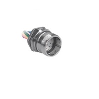 DKF 26-25-2 TURCK CIRCULAR CONNECTOR<BR>26 PIN M27 FEMALE STR FM 2M CABLE 22AWG PG21 THR 150VAC/DC