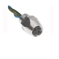 TURCK CIRCULAR CONNECTOR&lt;BR&gt;3 PIN M8 FEMALE STR FM 0.2M 24AWG M8 THR 125VAC/DC