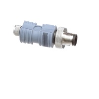 FSMR 4-SKM 3 TURCK ADAPTOR<BR>3 PIN M12/M8 M/F STR 60VAC/75VDC