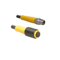 PKG 4Z-0.5-PSG 3/S760/S1057 TURCK CORDSET<BR>3 PIN M8 F/M STR 0.5M PVC BK 24AWG 125VAC/DC