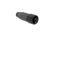 TURCK CIRCULAR CONNECTOR&lt;BR&gt;3 PIN 7/8&quot; MINI FEMALE STR FW PG13.5 CG 250VAC/DC