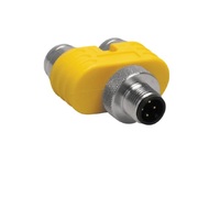 TURCK SPLITTER&lt;BR&gt;4 PIN &quot;Y&quot; M12 M/F/F 250VAC/DC