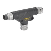 TURCK SPLITTER&lt;BR&gt;4 PIN &quot;T&quot; M16 M/F/F 600VAC/DC