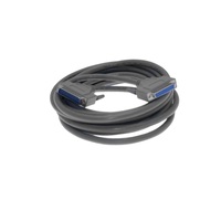 MENCOM CORDSET&lt;BR&gt;25 PIN SUB-D M/F STR 10M PVC GY 24AWG