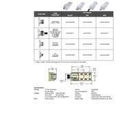 JAN-63P-208-C100 MENCOM JUNCTION BLOCK<BR>6-3 PIN M8 / 10M SIDE PUR BK 60VAC/DC PNP LED