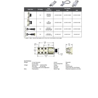 JDC-65P-219-V000 MENCOM JUNCTION BLOCK<BR>6-5 PIN M12 / 19 PIN M23 SIDE 48VAC/DC PNP LED