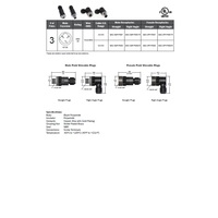 MAC-3FP-FW07-R MENCOM CIRCULAR CONNECTOR<BR>3 PIN M12 FEMALE ELB FW PG7 CG 250VAC/DC