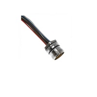 MCV-19MR-3M-M20 MENCOM CIRCULAR CONNECTOR<BR>19 PIN M23 MALE STR FM 3M M20 THR PUR BK 18/22AWG 300VAC/DC