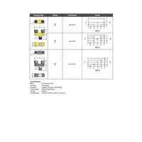 MDC-44YFF MENCOM SPLITTER<BR>4 PIN "Y" M12 M/F/F 300VAC/DC