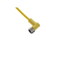 MENCOM CORDSET&lt;BR&gt;3 PIN M12 FEMALE ELB 20&#39; PVC YE 22AWG 300VAC/DC