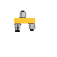 MENCOM DEVICENET SPLITTER&lt;BR&gt;5 PIN &quot;T&quot; M12 M/F/F 300VAC/DC