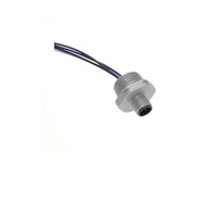 MDC-5MR-PG9 MENCOM CIRCULAR CONNECTOR<BR>5 PIN M12 MALE STR FM 1' 22AWG PG9 THR 300VAC/DC