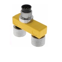 MENCOM SPLITTER&lt;BR&gt;4 PIN &quot;Y&quot; M12 M/F/F 300VAC/DC