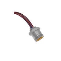 MENCOM RECEPTACLE&lt;BR&gt;19 PIN 1 1/8&quot; MINI MALE STR FM 1&#39; PG16 THR 18/22AWG 300VAC/DC