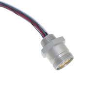 MIN-10MR-1-22 MENCOM RECEPTACLE<BR>10 PIN 1 1/8" MINI MALE STR FM 1' 1/2" NPT THR 22AWG 300VAC/DC