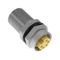 MIN-3MFRF-TM MENCOM RECEPTACLE<BR>3 PIN 7/8" MINI FEMALE STR TM 600VAC/DC