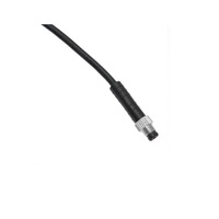 MENCOM CORDSET&lt;BR&gt;3 PIN M8 MALE STR 3M PVC BK 24AWG 60VAC/DC