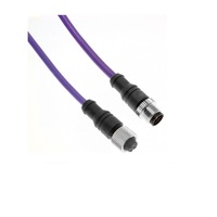 MENCOM PROFIBUS/DP CORDSET&lt;BR&gt;3 PIN M12 M/F STR 1M PVC VL 22AWG 300VAC/DC SHIELDED