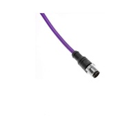MENCOM PROFIBUS/DP CORDSET&lt;BR&gt;3 PIN M12 MALE STR 10M PVC VL 22AWG 300VAC/DC SHIELDED