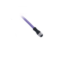 NUMATICS/AVENTICS PROFIBUS/DP CORDSET&lt;BR&gt;5 PIN M12 FEMALE STR 5M PUR BK 24AWG 250VAC/DC