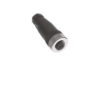 TURCK CIRCULAR CONNECTOR<BR>3 PIN M12 FEMALE STR FW PG7 CG 250VAC/DC