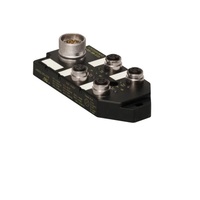 TURCK JUNCTION BLOCK&lt;BR&gt;4-4 PIN M12 / 12 PIN M16 TOP EXIT 10-30VDC