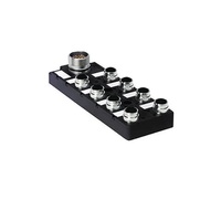 TURCK JUNCTION BLOCK&lt;BR&gt;8-4 PIN M12 / 12 PIN M16 TOP EXIT 10-30VDC PNP LED