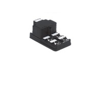 4MB12-5P4-K-FK TURCK JUNCTION BLOCK<BR>4-5 PIN M12 / TERMINAL CHAMBER SIDE EXIT 10-30VDC PNP LED