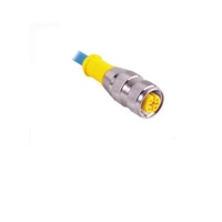RK 4.21T-4 TURCK CORDSET<BR>2 PIN M12 FEMALE STR 4M PVC NAMUR BU 20AWG 250VAC/DC
