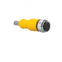 TURCK CORDSET<BR>4 PIN M12 FEMALE STR 2M PVC GY 18AWG 250VAC/DC