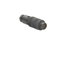 BS 7-0 TURCK CIRCULAR CONNECTOR<BR>7 PIN M16 MALE STR FW PG9 CG 60VAC/DC