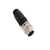 TURCK CIRCULAR CONNECTOR&lt;BR&gt;5 PIN 7/8&quot; MINI MALE STR FW PG13.5 CG SS 600VAC/DC