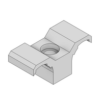 MODULAR SOLUTION D28 FOOT<BR>CASTER CLAMP