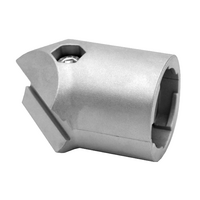 41D-118-0 MODULAR SOLUTION D28 CONNECTOR<BR>CONNECTOR END TO RIDGE MOUNT 45 DEGREE