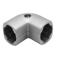 MODULAR SOLUTION D28 CONNECTOR<BR>CONNECTOR 90 DEGREE END TO END OUTER TYPE