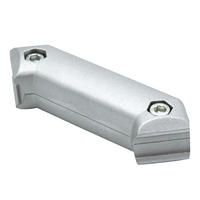 41D-124-0 MODULAR SOLUTION D28 CONNECTOR<BR>CONNECTOR DUAL 45 DEGREE POINT SUPPORT RIDGE TO RIDGE