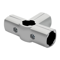 MODULAR SOLUTION D28 CONNECTOR<BR>CONNECTOR SHAFT TO TRIPPLE END TEE
