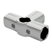 MODULAR SOLUTION D28 CONNECTOR&lt;BR&gt;CONNECTOR SHAFT TO TRIPPLE END TEE