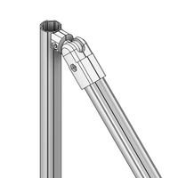 42D-280-0 MODULAR SOLUTION D28 CONNECTOR<BR>FREE ANGLE CONNECTOR OUTER TO RIDGE