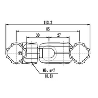 42D-283-0 MODULAR SOLUTION D28 CONNECTOR<BR>FREE ANGLE CONNECTOR RIDGE TO RIDGE