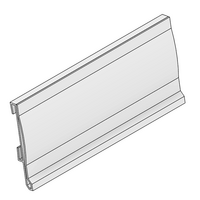 79D-101-0 MODULAR SOLUTION D28 CLIP ON PART<BR>PLASTIC SIGN BOARD WORK WITH (2) #79D-102-0