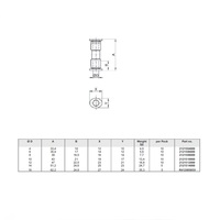 2121506000 NUMATICS/AVENTICS PLASTIC PUSH-IN FITTING<BR>6MM TUBE UNION (OVAL)