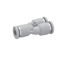 2121810000 NUMATICS/AVENTICS PLASTIC PUSH-IN FITTING<BR>10MM TUBE UNION "Y" (OVAL)