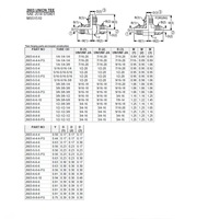 2603-08-08-08FG AIR-WAY STEEL FITTING<BR>1/2" 37DEG JIC MALE TEE (FORGED)