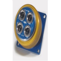 TWINTEC CONNECTOR&lt;BR&gt;4 LINES 1/4&quot; TUBE PLUG