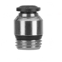 AIGNEP PLASTIC PUSH-IN FITTING&lt;BR&gt;4MM TUBE X M7 MALE STRAIGHT