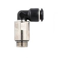 AIGNEP PLASTIC PUSH-IN FITTING&lt;BR&gt;6MM TUBE X M5 ELBOW (LONG)