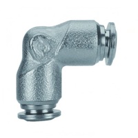 AIGNEP NP BRASS PUSH-IN FITTING<BR>10MM TUBE UNION ELBOW