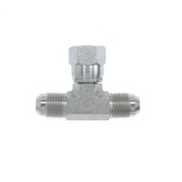 AIR-WAY STEEL FITTING&lt;BR&gt;1/2&quot; 37DEG JIC MALE/FEMALE RUN TEE